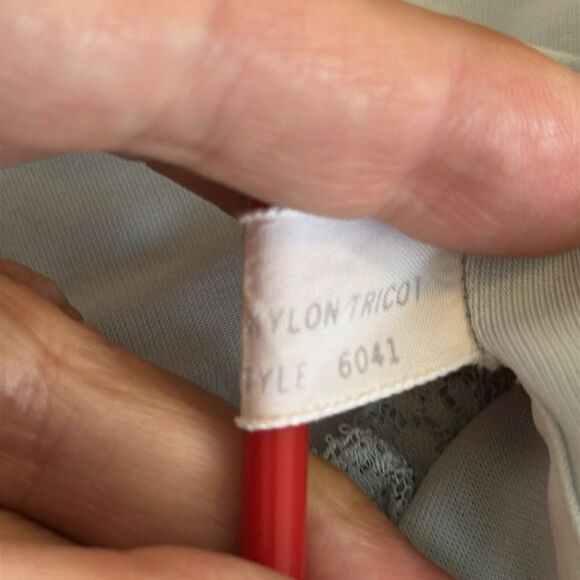 Vintage 50s/60s Artemis light blue short sleeve button front pajama top - Picture 8 of 8